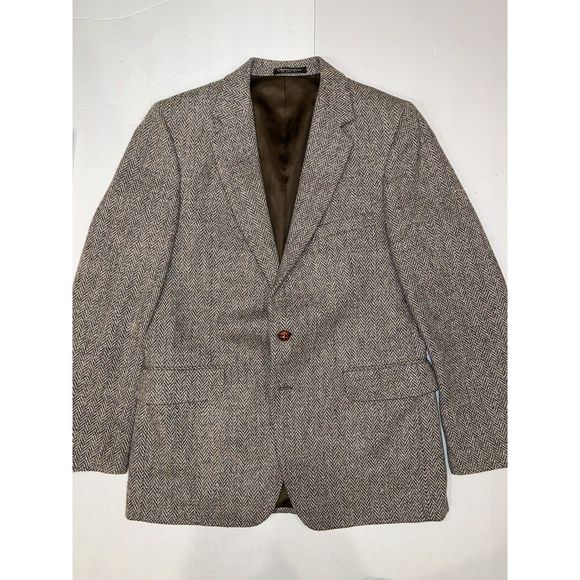 Vintage Unique Wool Mens Blazer Made by American Craftsman Tailored For Gairs